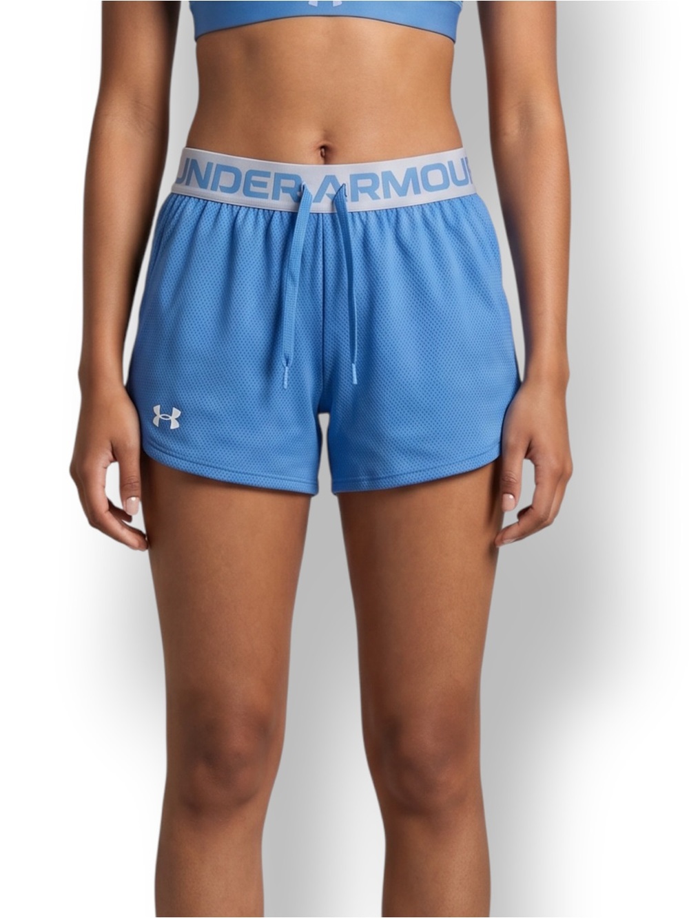 4/$20 Under Armour HeatGear Blue Running Athletic Shorts Women’s Small